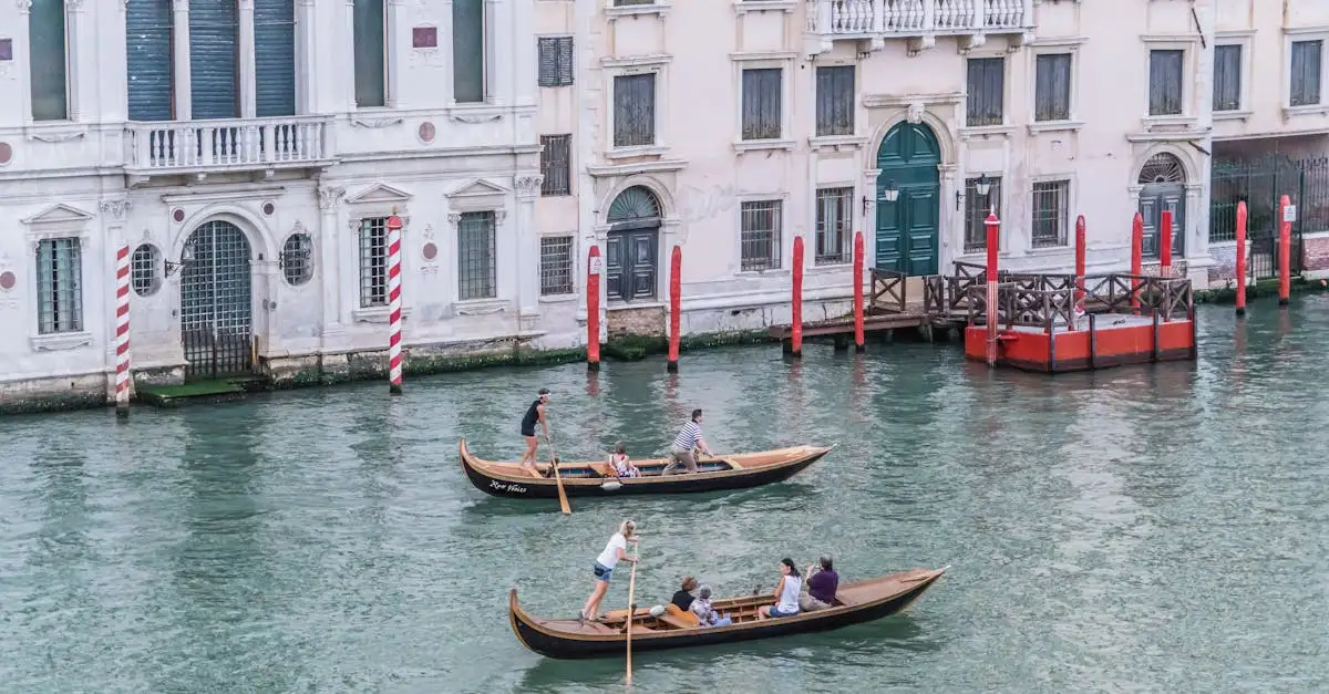 Spielen Gondeln eine wichtige Rolle im Verkehr Venedigs?