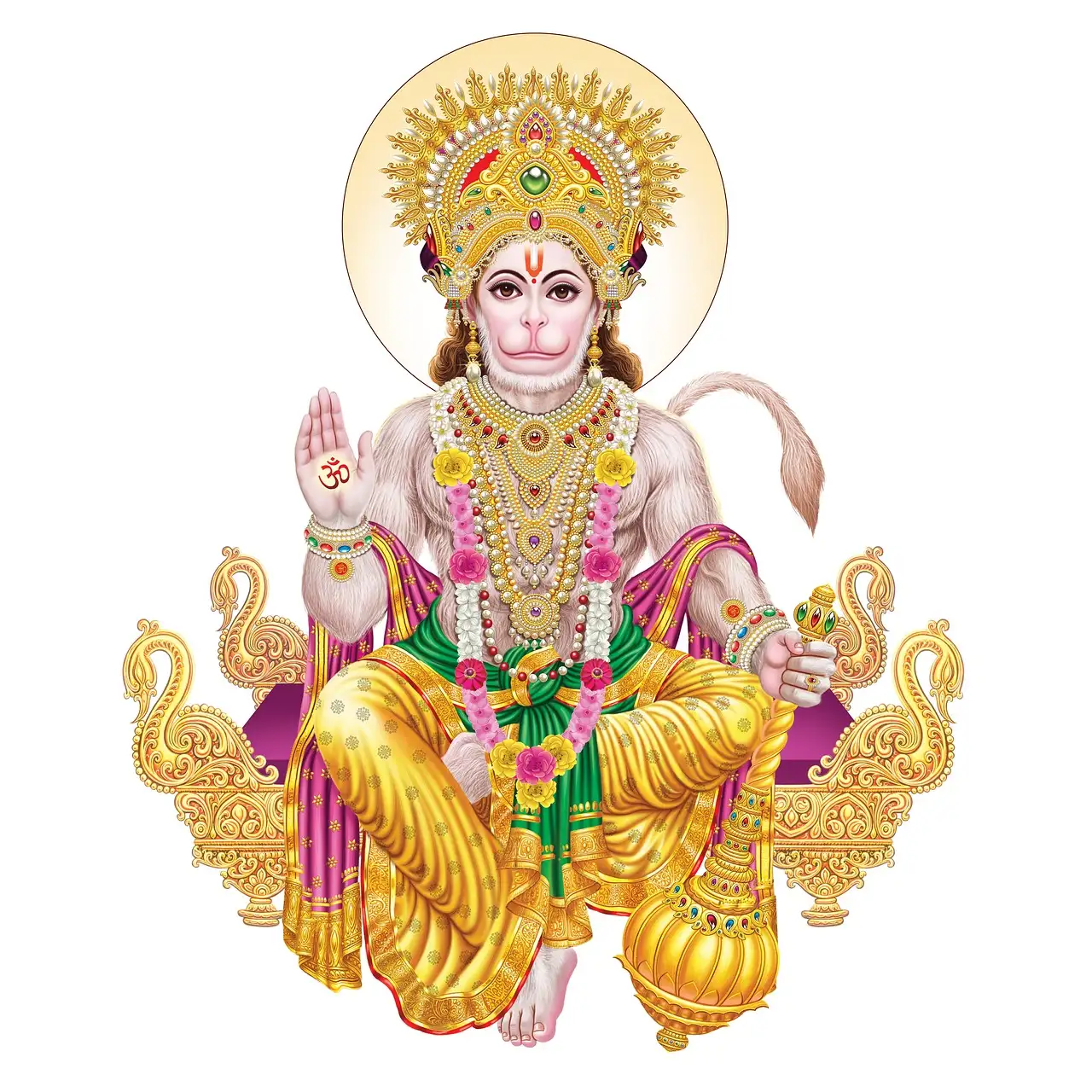 Wie wird Hanuman, der Affengott der Hingabe, verehrt?