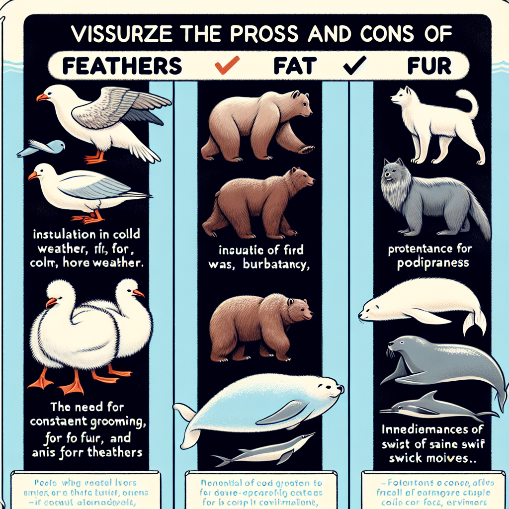 Welche Vor- und Nachteile haben Federn, Fett und Fell?