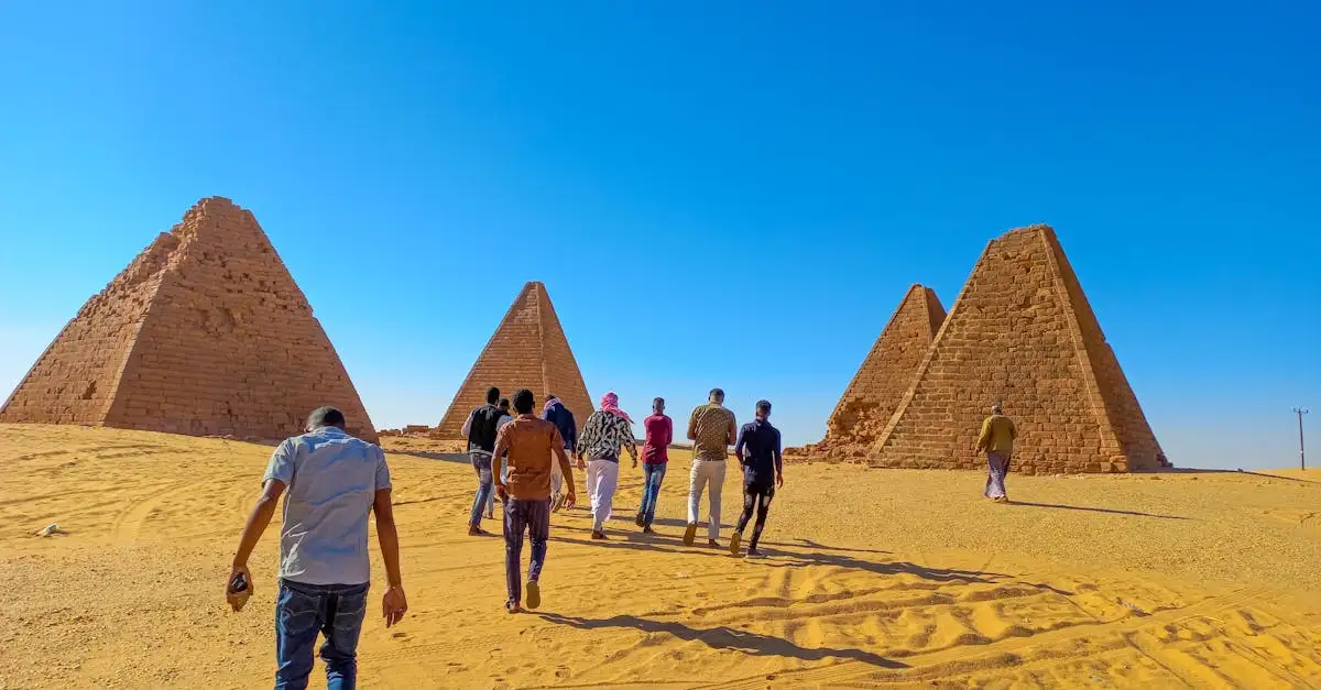 Wo im Sudan befinden sich die berühmten alten Pyramiden?