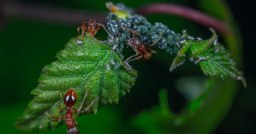 Wie hilft Seifenwasser gegen Blattläuse im Garten?