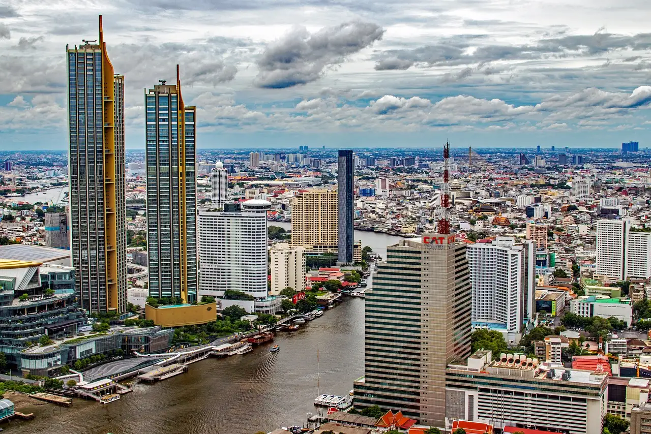 Welcher Fluss fließt durch Bangkok, der Chao Phraya?