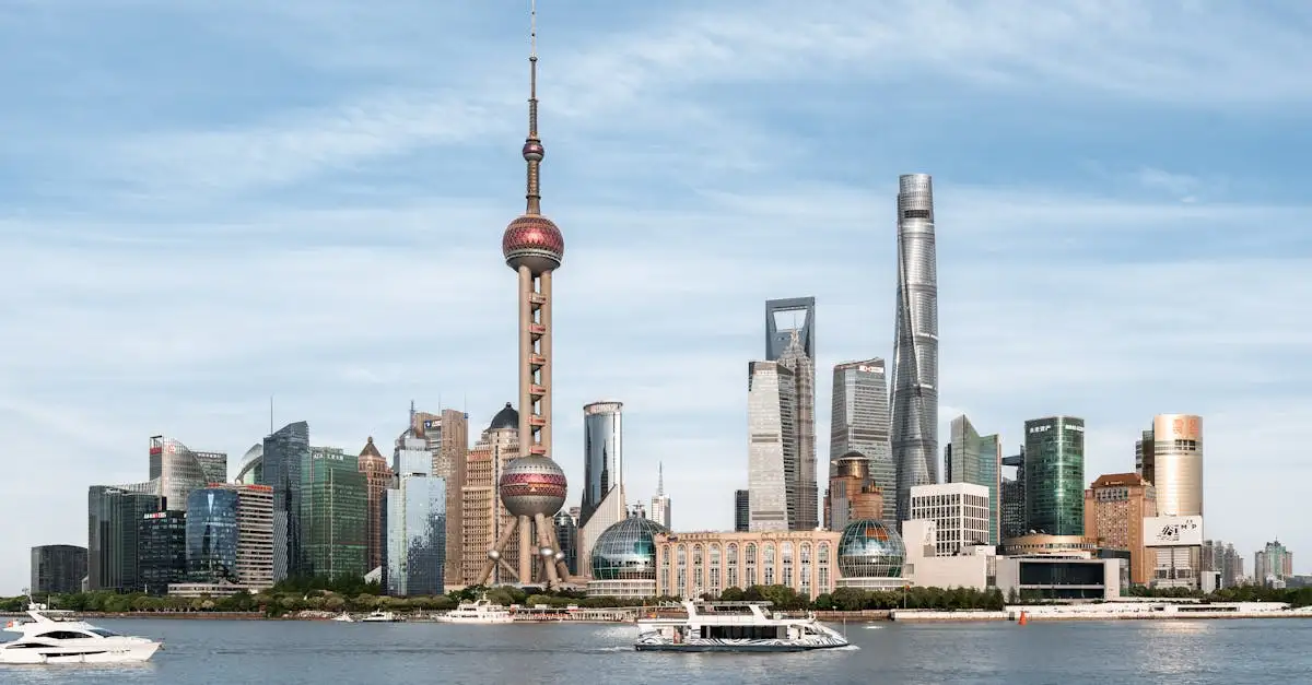 Wo befindet sich das Shimao International Plaza in Shanghai?