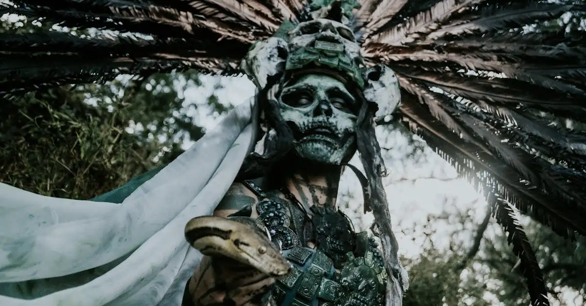 Was symbolisiert die Schlange in einheimischen Geschichten?