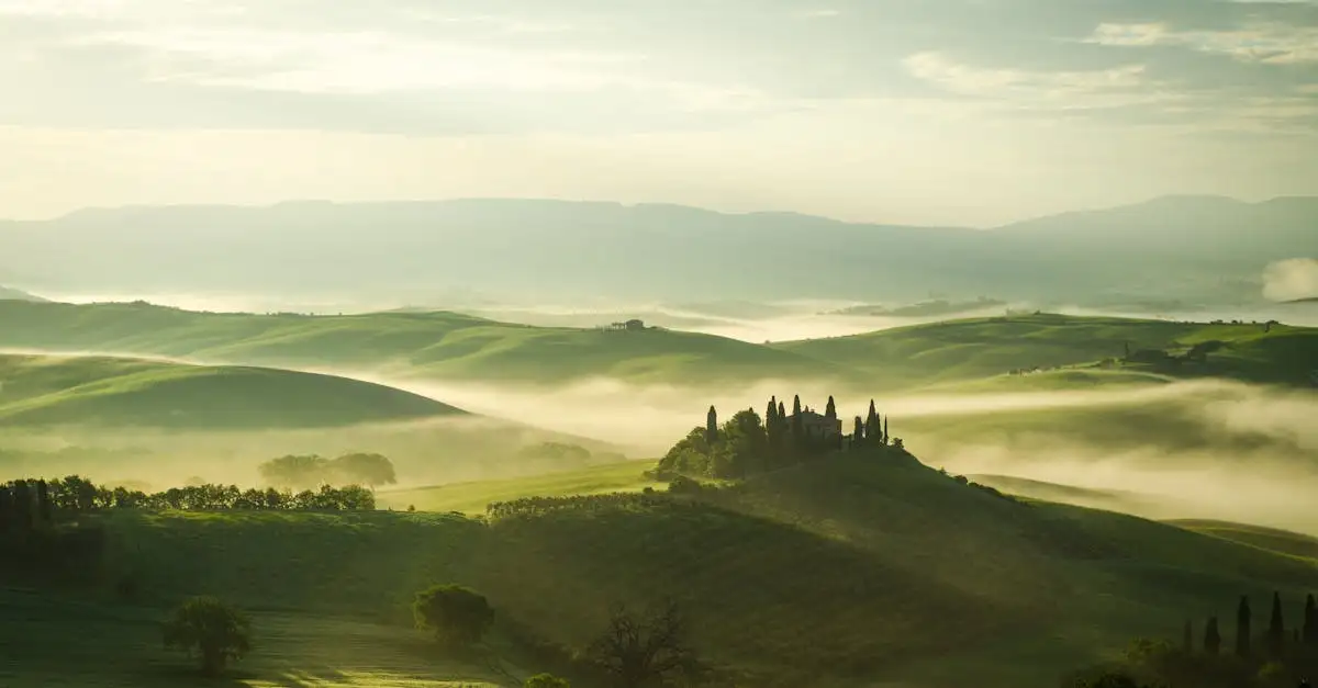 Welche Region Italiens liegt im Val d'Orcia Park?