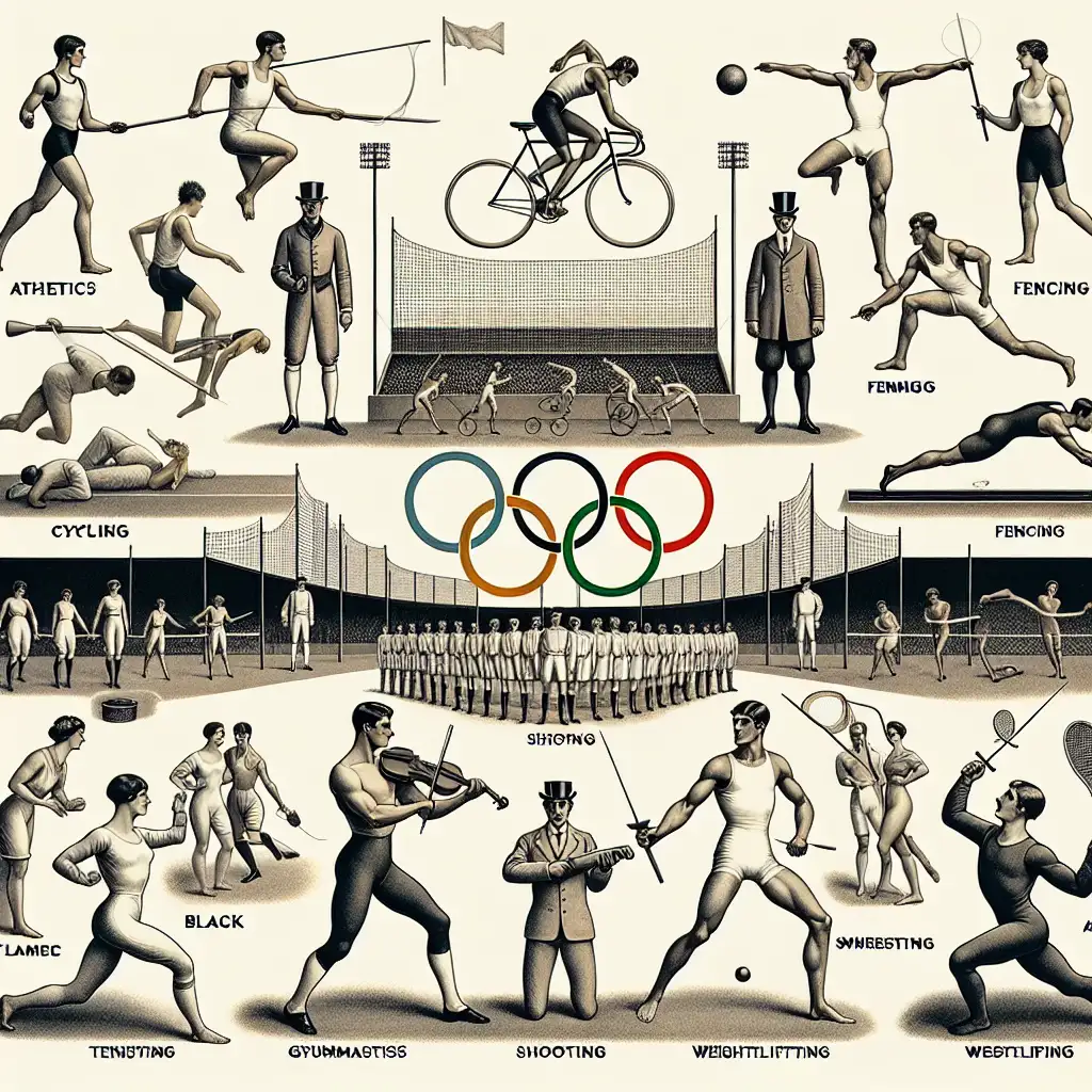 Welche Sportarten gab es bei den Olympischen Spielen 1896?
