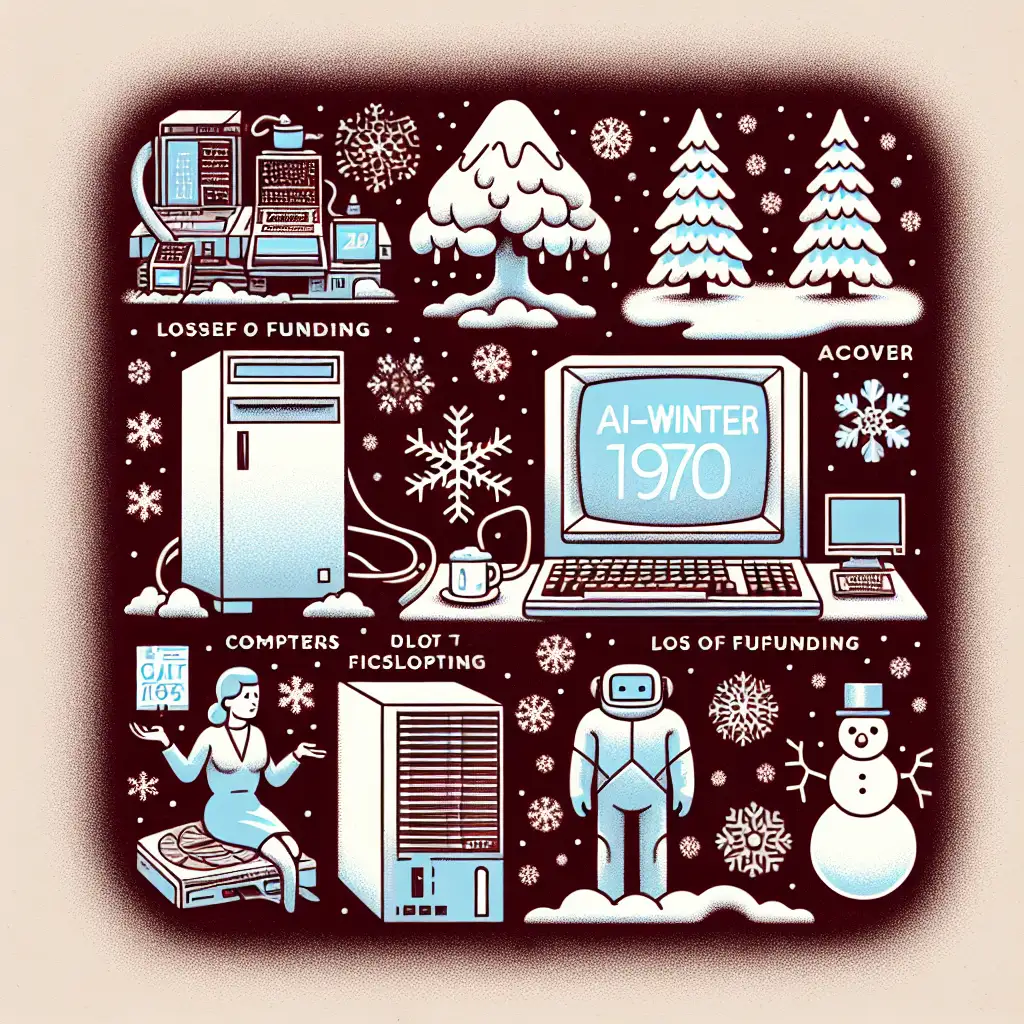 Was führte zum KI-Winter in den 70er Jahren?