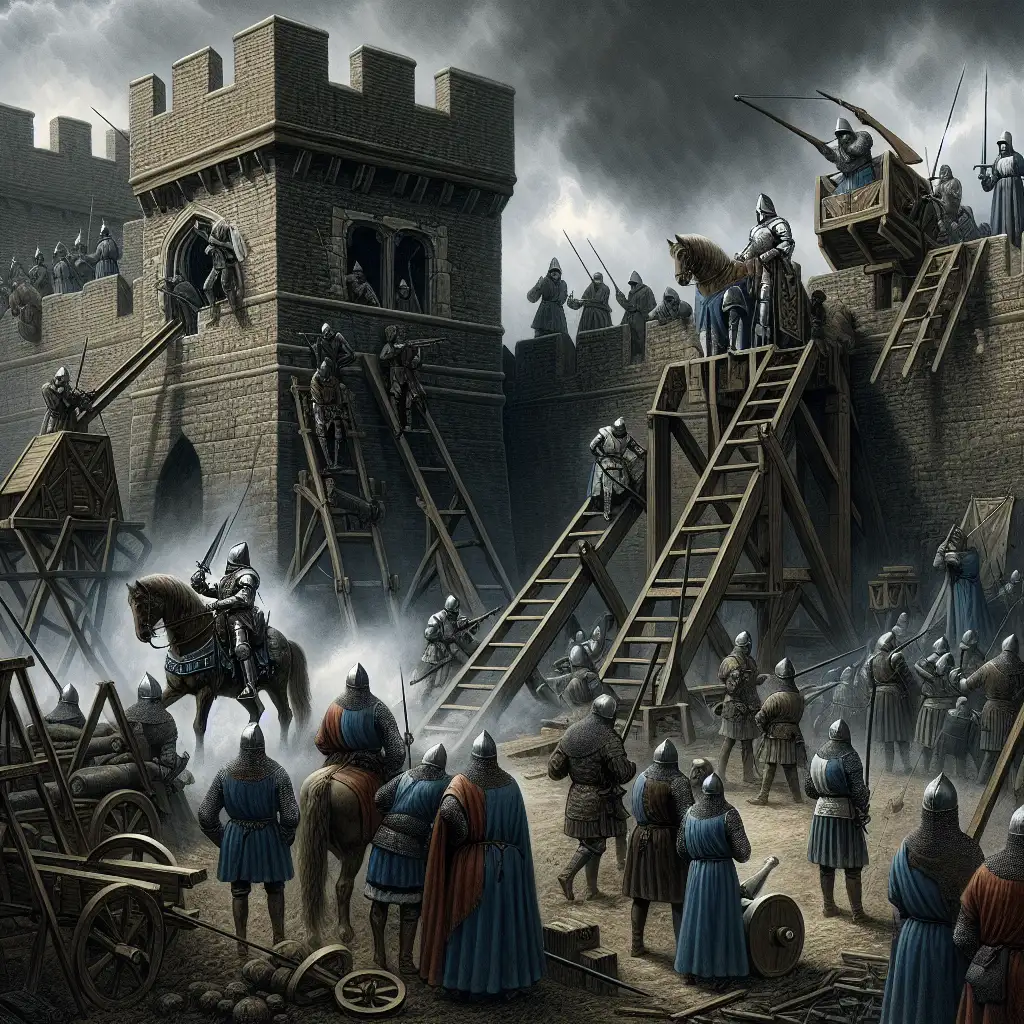 Was war die Rolle der Ritter in Belagerungen?