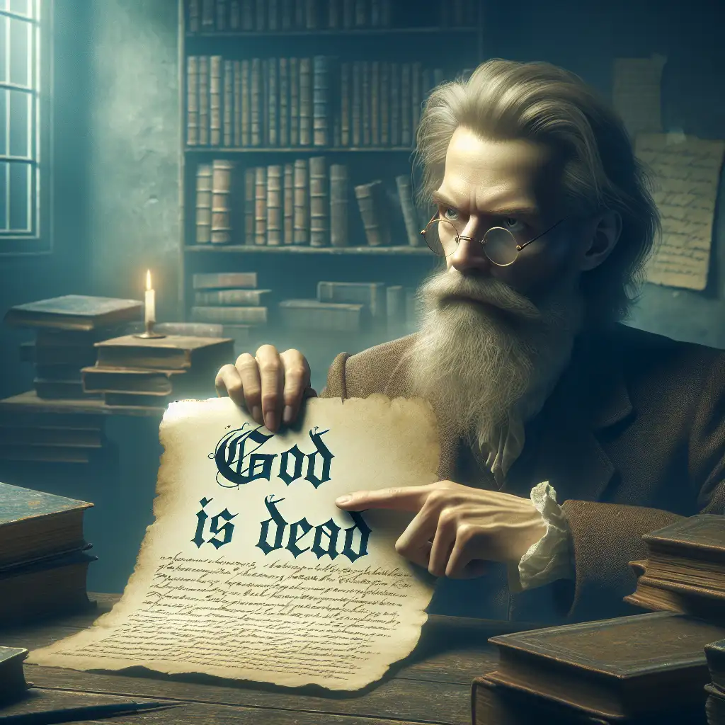 „Welcher deutsche Philosoph prägte den Satz 'Gott ist tot'?