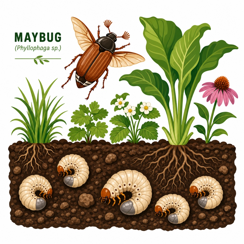 Maikafer Garten bekaempfen Engerlinge